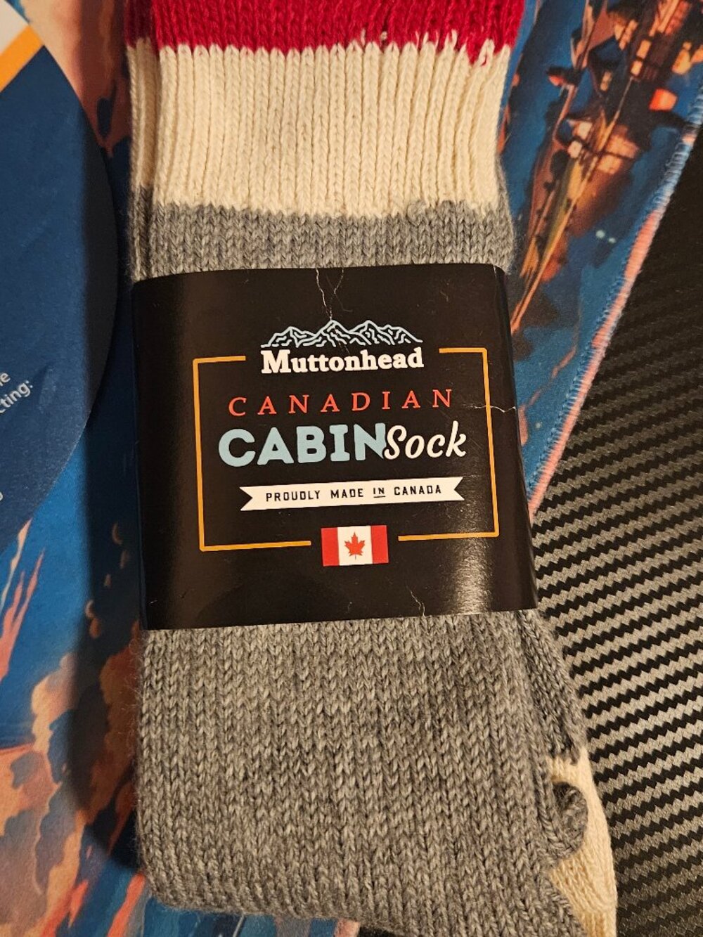 Molson X Muttonhead Made in Canada Cabin Wool and Cotton Blend Socks OS